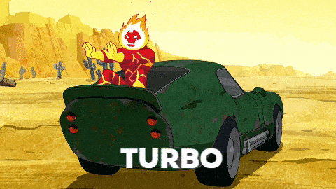 desenho carro turbo
